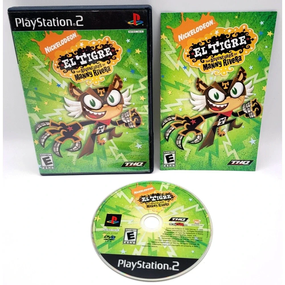 El Tigre: The Adventures of Manny Rivera PS2 (2008) CIB COMPLETE IN BOX